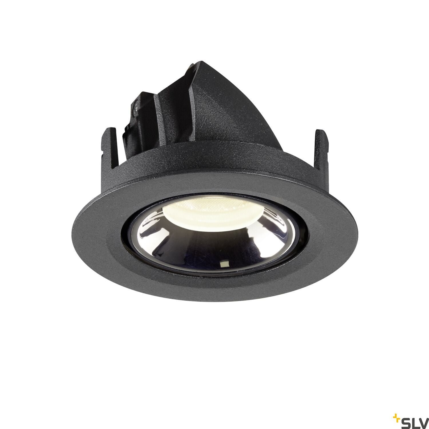 NUMINOS GIMBLE XS, Deckeneinbauleuchte schwarz / chrom 4000K 40° 2