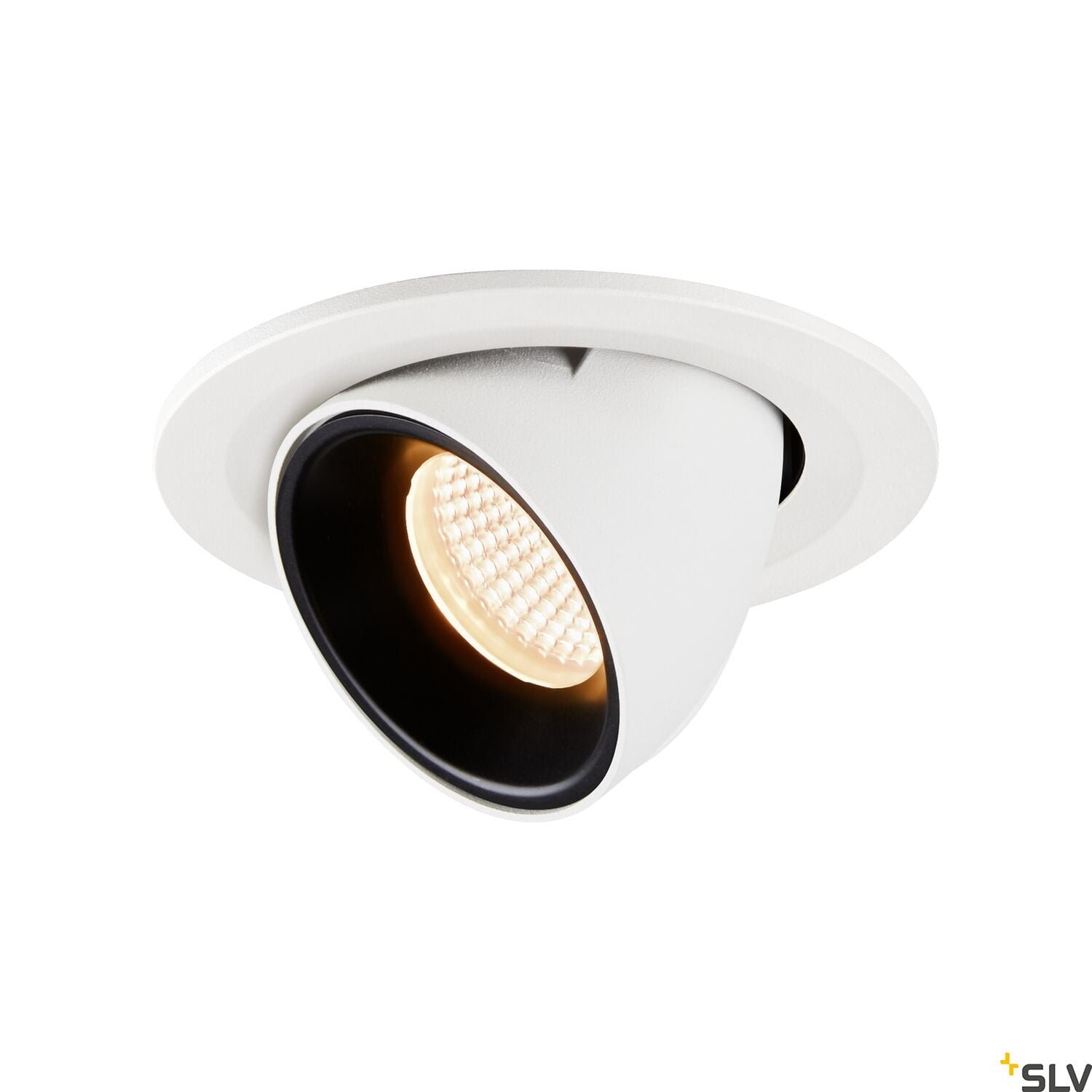 NUMINOS GIMBLE S, Deckeneinbauleuchte weiß / schwarz 2700K 40°