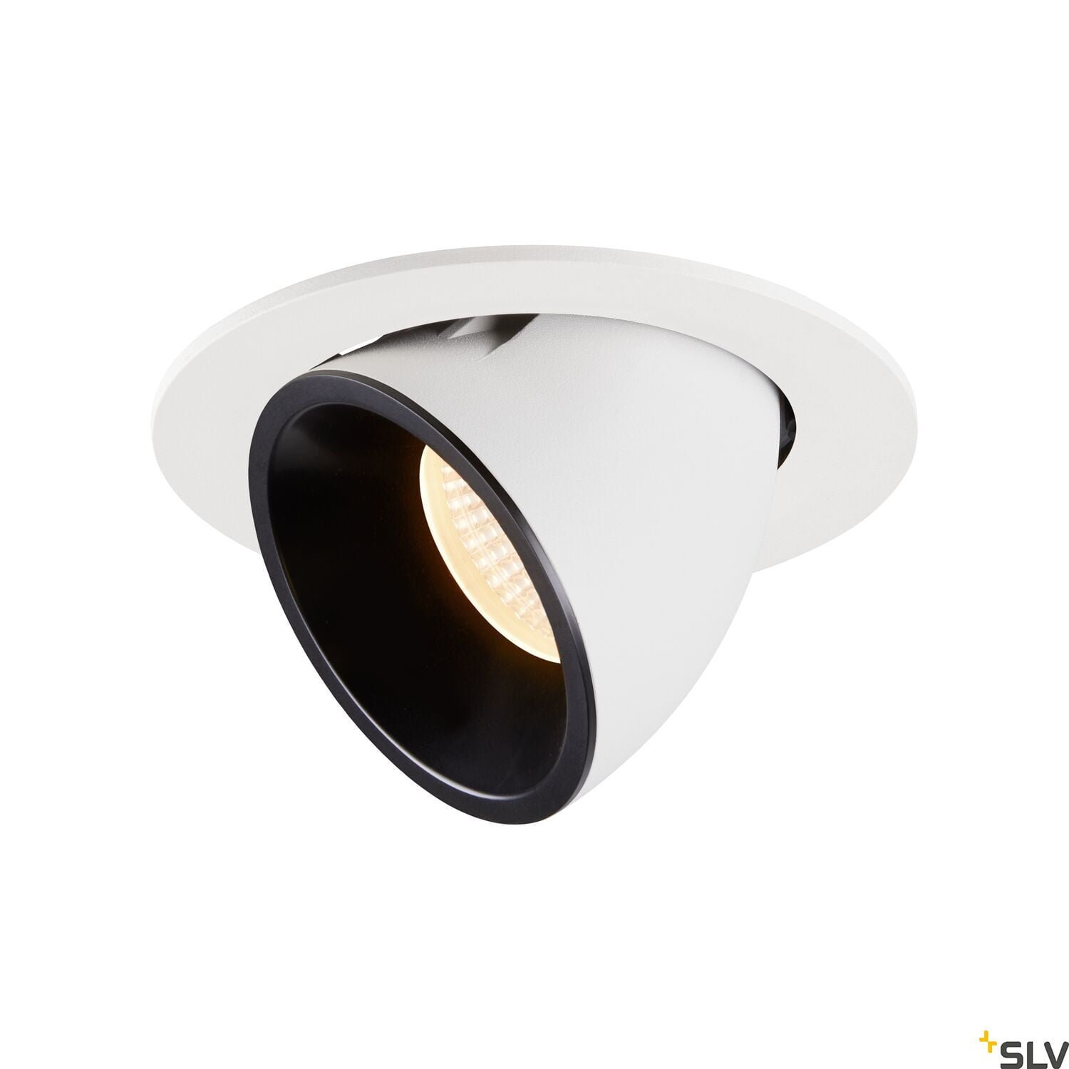 NUMINOS GIMBLE L, Deckeneinbauleuchte weiß / schwarz 2700K 40°