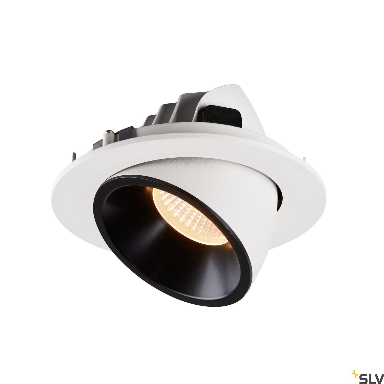 NUMINOS GIMBLE L, Deckeneinbauleuchte weiß / schwarz 2700K 40° 3