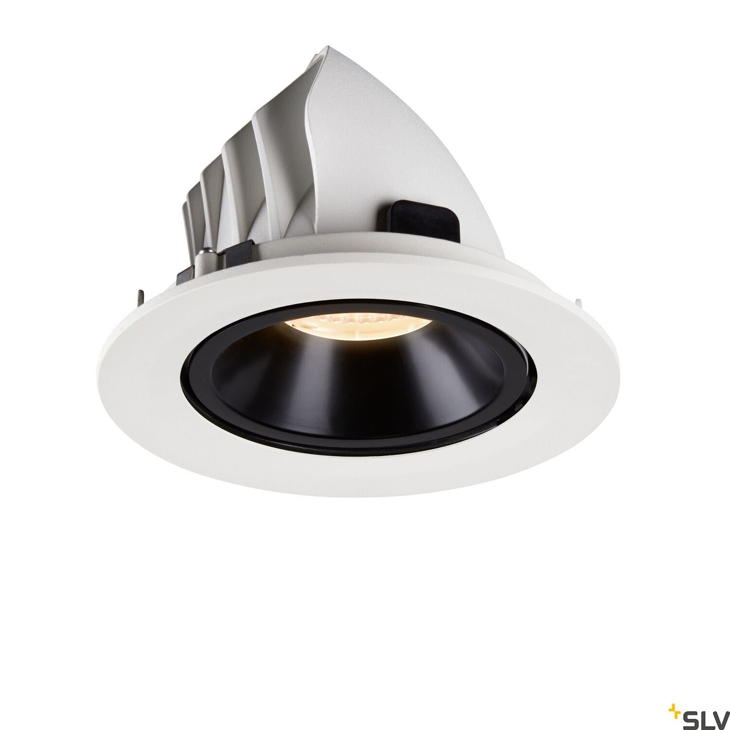 NUMINOS GIMBLE L, Deckeneinbauleuchte weiß / schwarz 2700K 40° 2