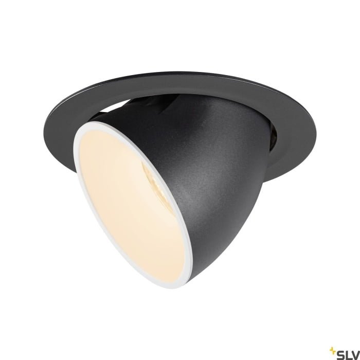 NUMINOS GIMBLE XL, Deckeneinbauleuchte schwarz / weiß 2700K 40°