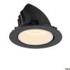 NUMINOS GIMBLE XL, Deckeneinbauleuchte schwarz / weiß 2700K 40° 5