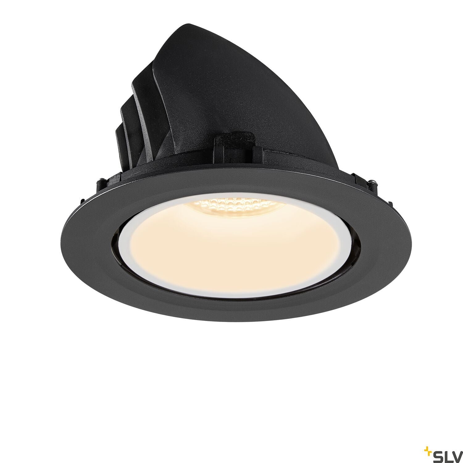 NUMINOS GIMBLE XL, Deckeneinbauleuchte schwarz / weiß 2700K 40° 2