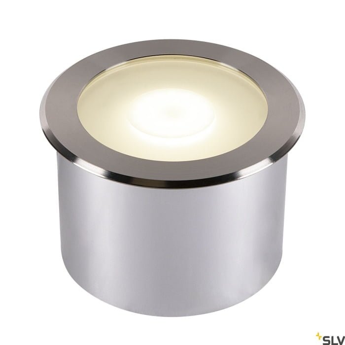 DASAR FLAT 120, Bodeneinbauleuchte edelstahl 7W 3000K