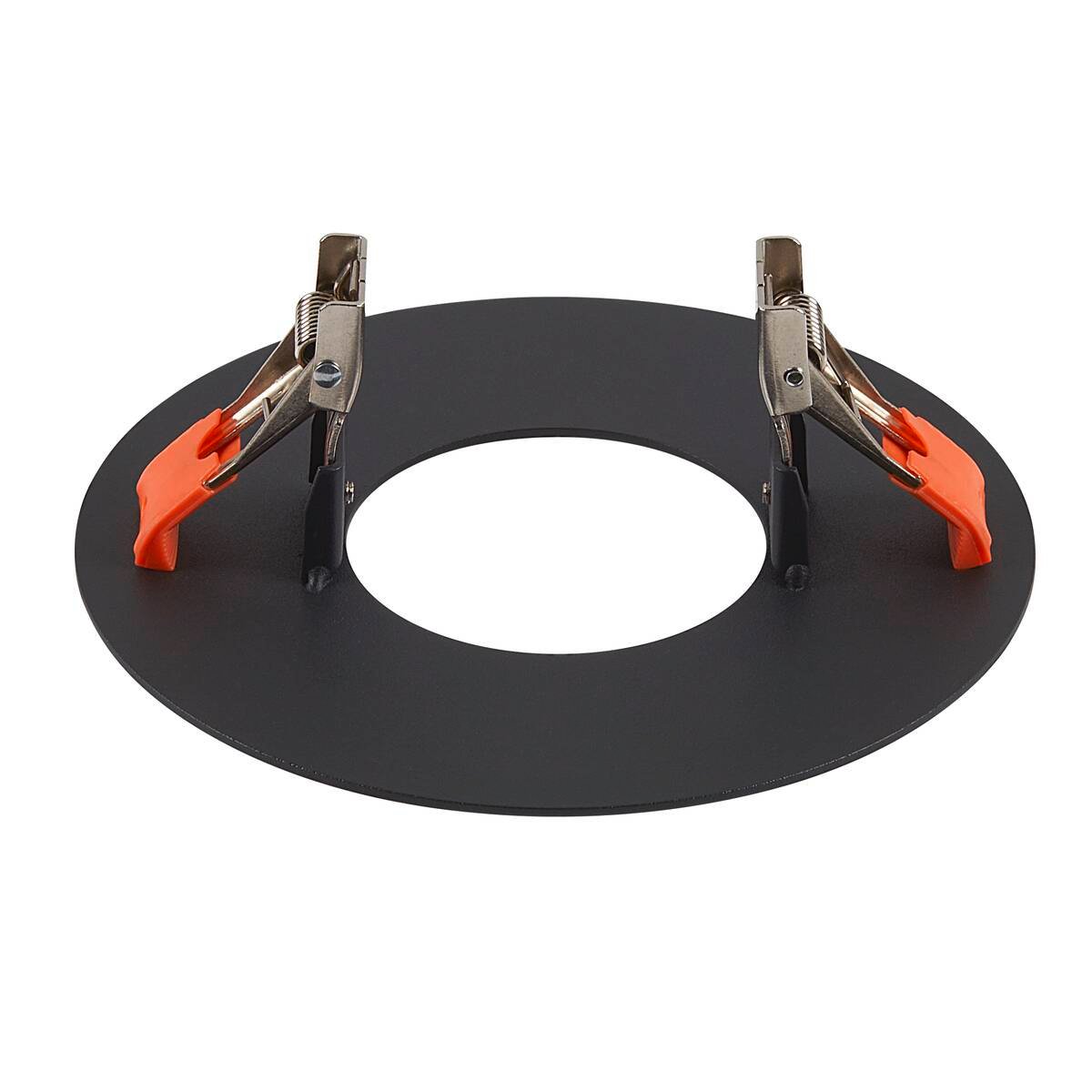 Numinos® XS Einbaurahmen, rund 160/70mm schwarz 2