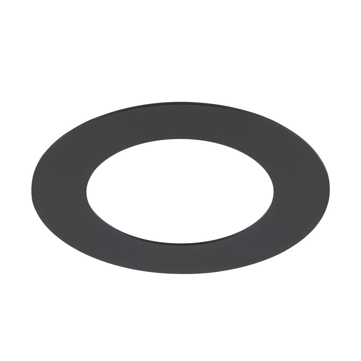 Numinos® S Einbaurahmen, rund 160/100mm schwarz