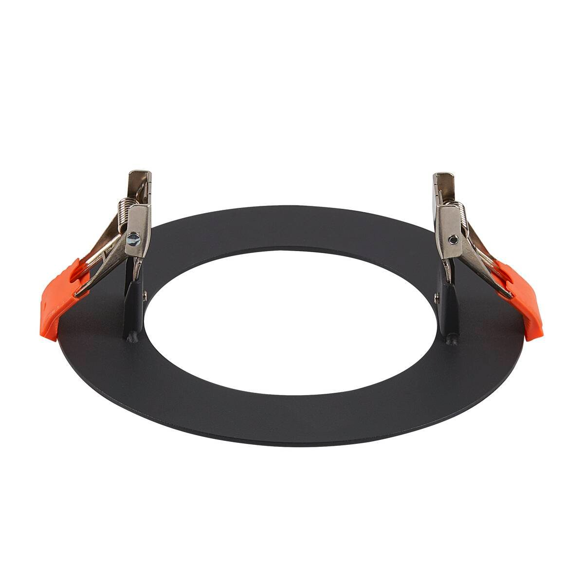 Numinos® S Einbaurahmen, rund 160/100mm schwarz 2