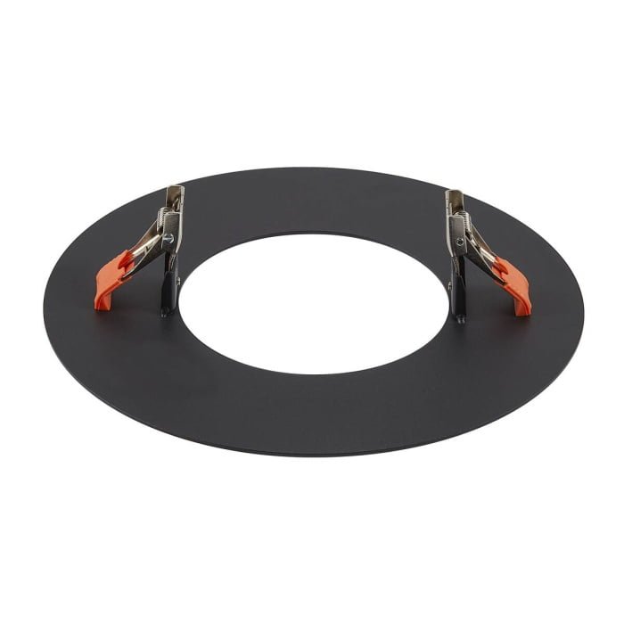 Numinos® M Einbaurahmen, rund 240/120mm schwarz 2