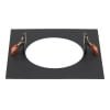 Numinos® L Einbaurahmen, eckig 240/150mm schwarz 4