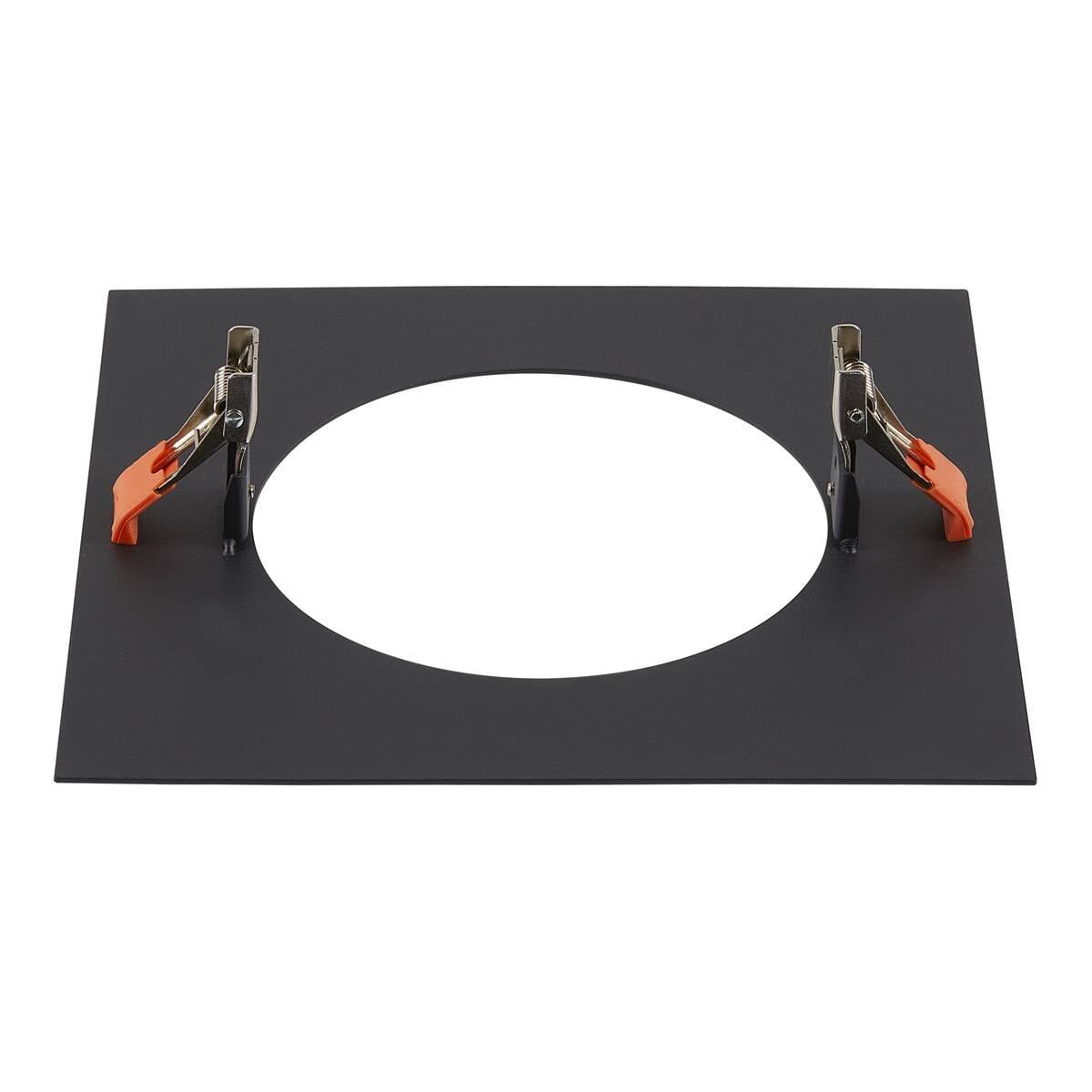 Numinos® L Einbaurahmen, eckig 240/150mm schwarz 2