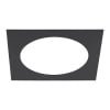 Numinos® XL Einbaurahmen, eckig 240/180mm schwarz 3
