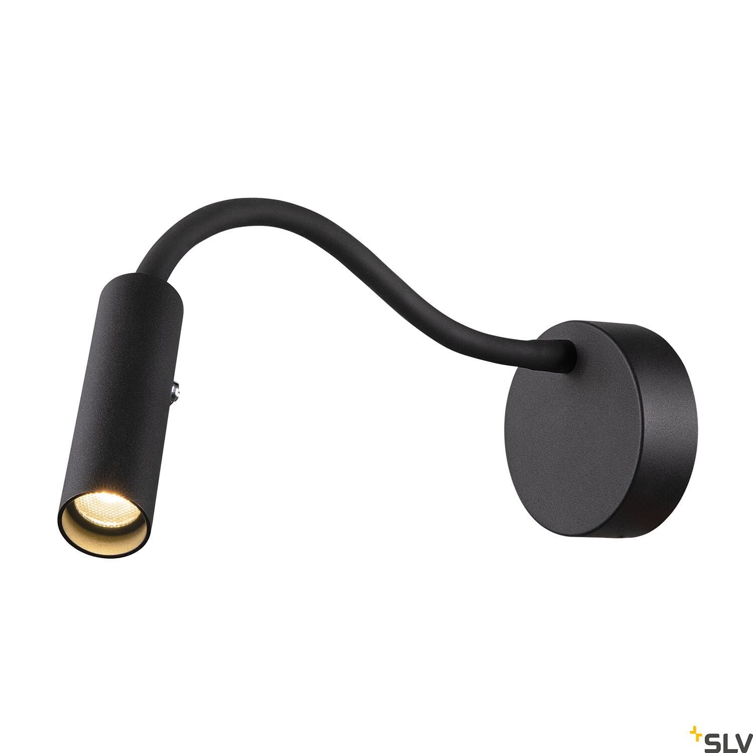 KARPO GOOSE, Wandaufbauleuchte schwarz 5,8W 3000K 40°