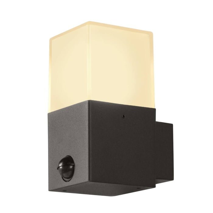 GRAFIT E27 square Sensor, Wandaufbauleuchte anthrazit 2