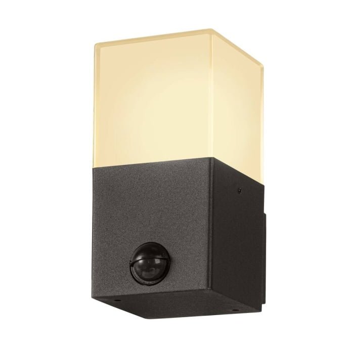 GRAFIT E27 square Sensor, Wandaufbauleuchte anthrazit 3