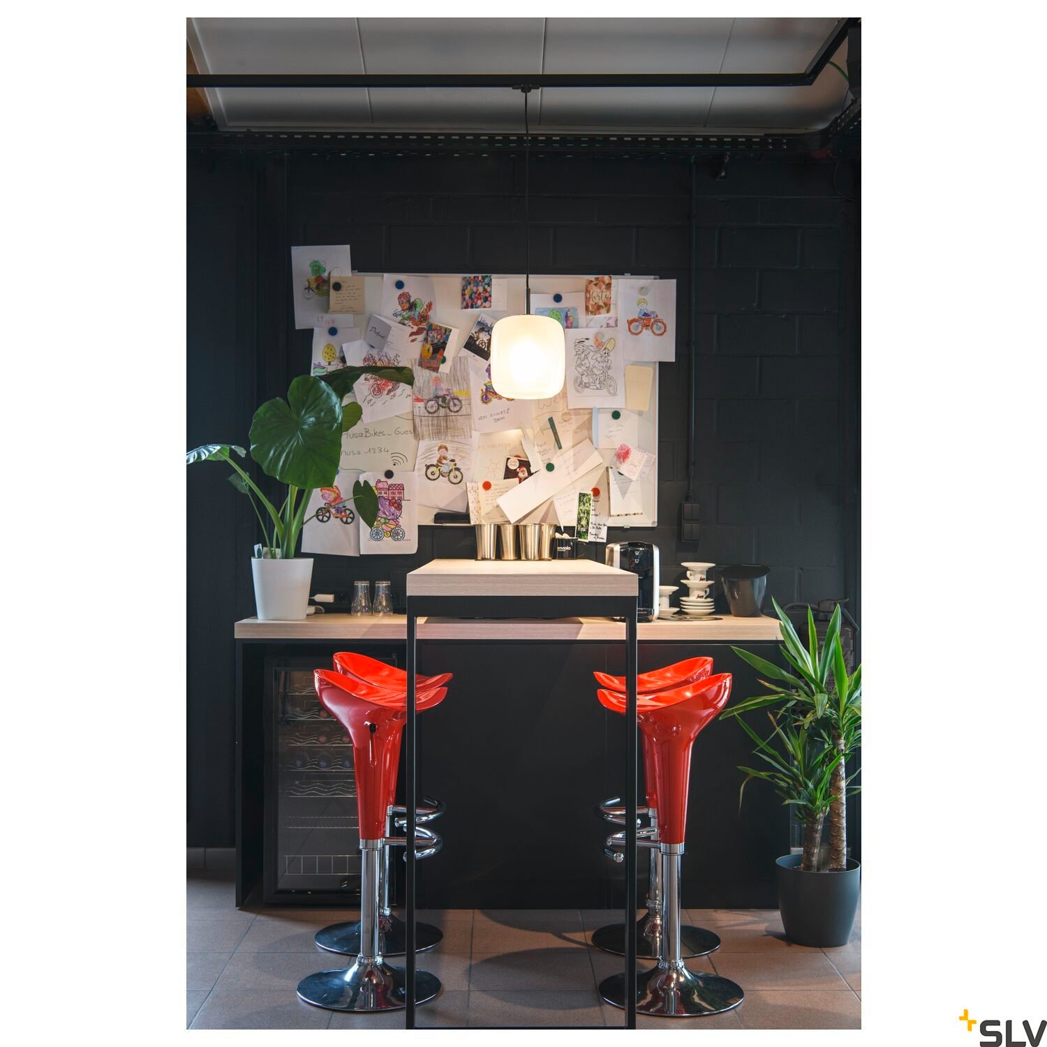 PANTILO 20 PD, E27 Pendelleuchte, weiß/chrom 5