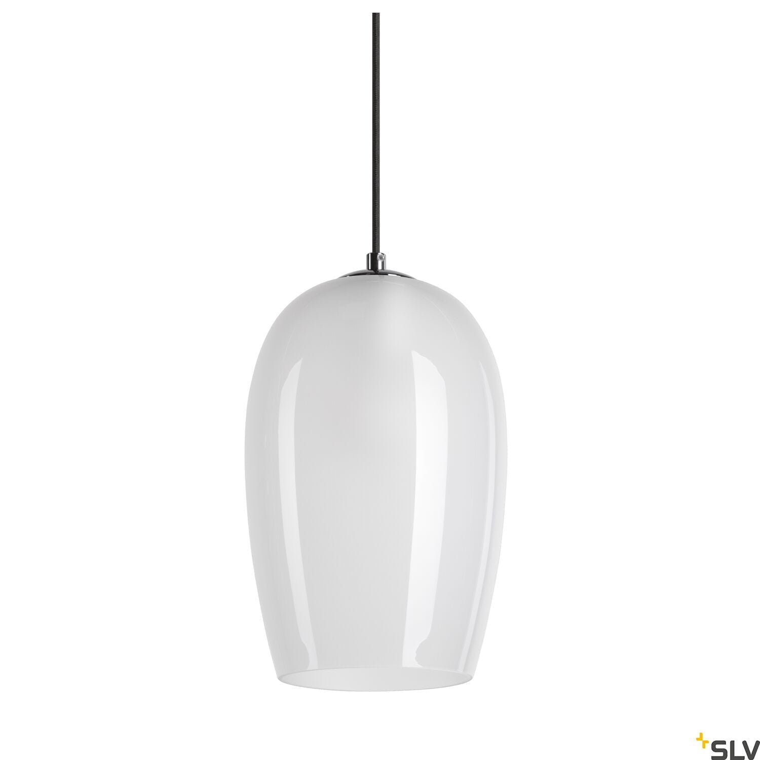 PANTILO OVAL PD, E27 Pendelleuchte, weiß/chrom 2