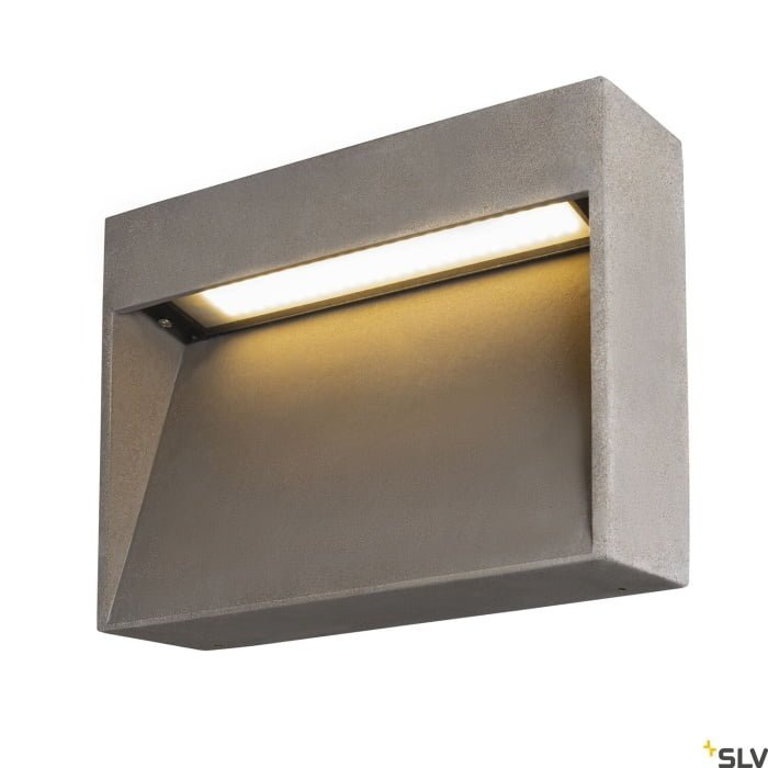 CONCRETO M, WL Wandaufbauleuchte grau, 8.5W, 350lm, 3000K 2