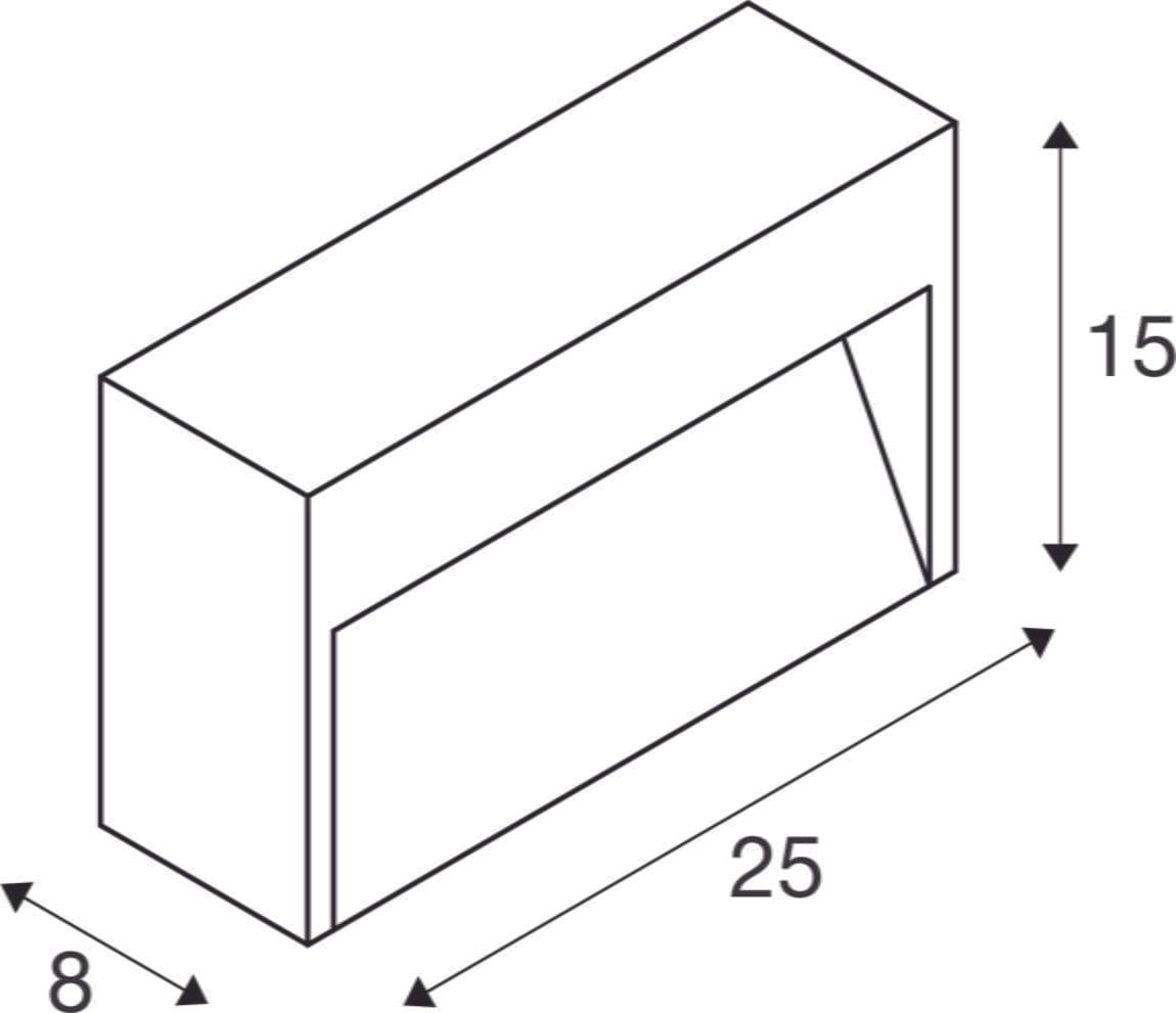 CONCRETO M, WL Wandaufbauleuchte grau, 8.5W, 350lm, 3000K 4 CONCRETO M, WL Wandaufbauleuchte grau, 8.5W, 350lm, 3000K 4