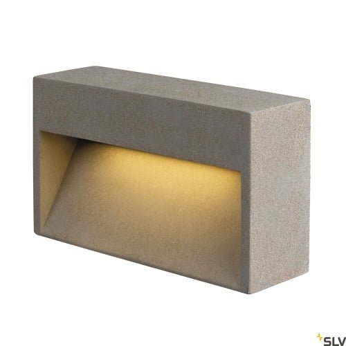CONCRETO L, WL Wandaufbauleuchte grau, 12W, 570lm, 3000K 2