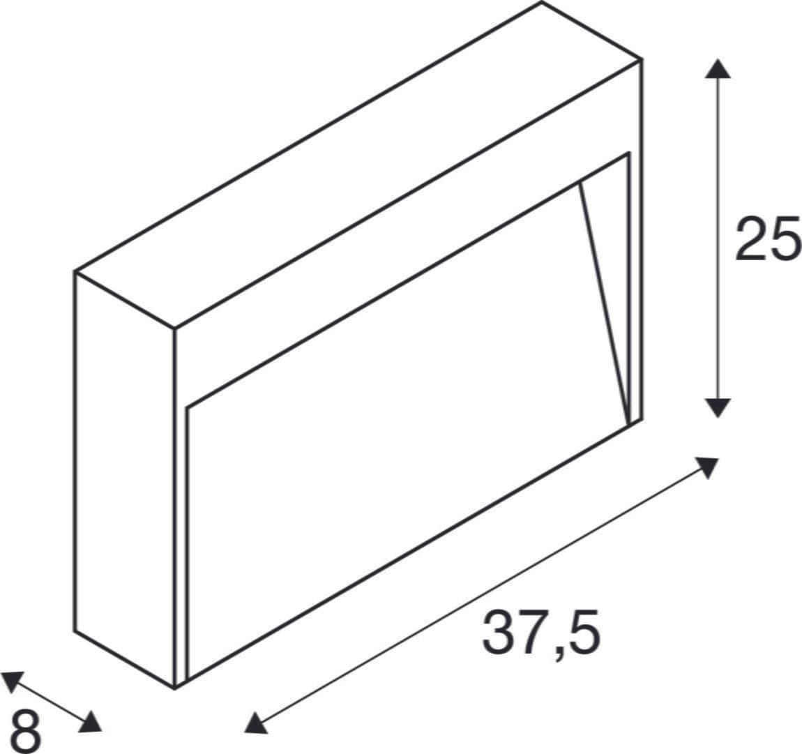 CONCRETO L, WL Wandaufbauleuchte grau, 12W, 570lm, 3000K 4 CONCRETO L, WL Wandaufbauleuchte grau, 12W, 570lm, 3000K 4