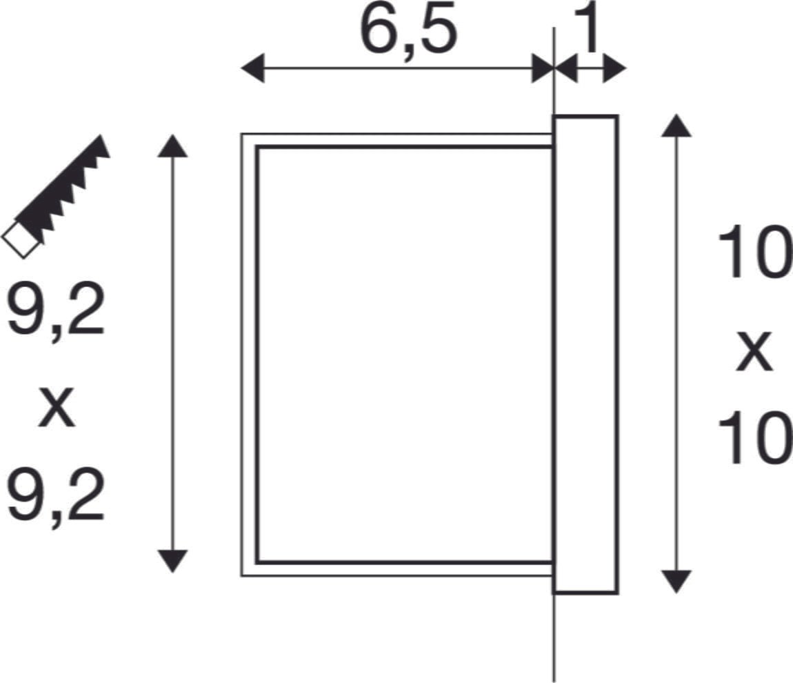 CONCRETO EL, Wandeinbauleuchte grau, 3.2W, 45lm, 3000K 5 CONCRETO EL, Wandeinbauleuchte grau, 3.2W, 45lm, 3000K 5