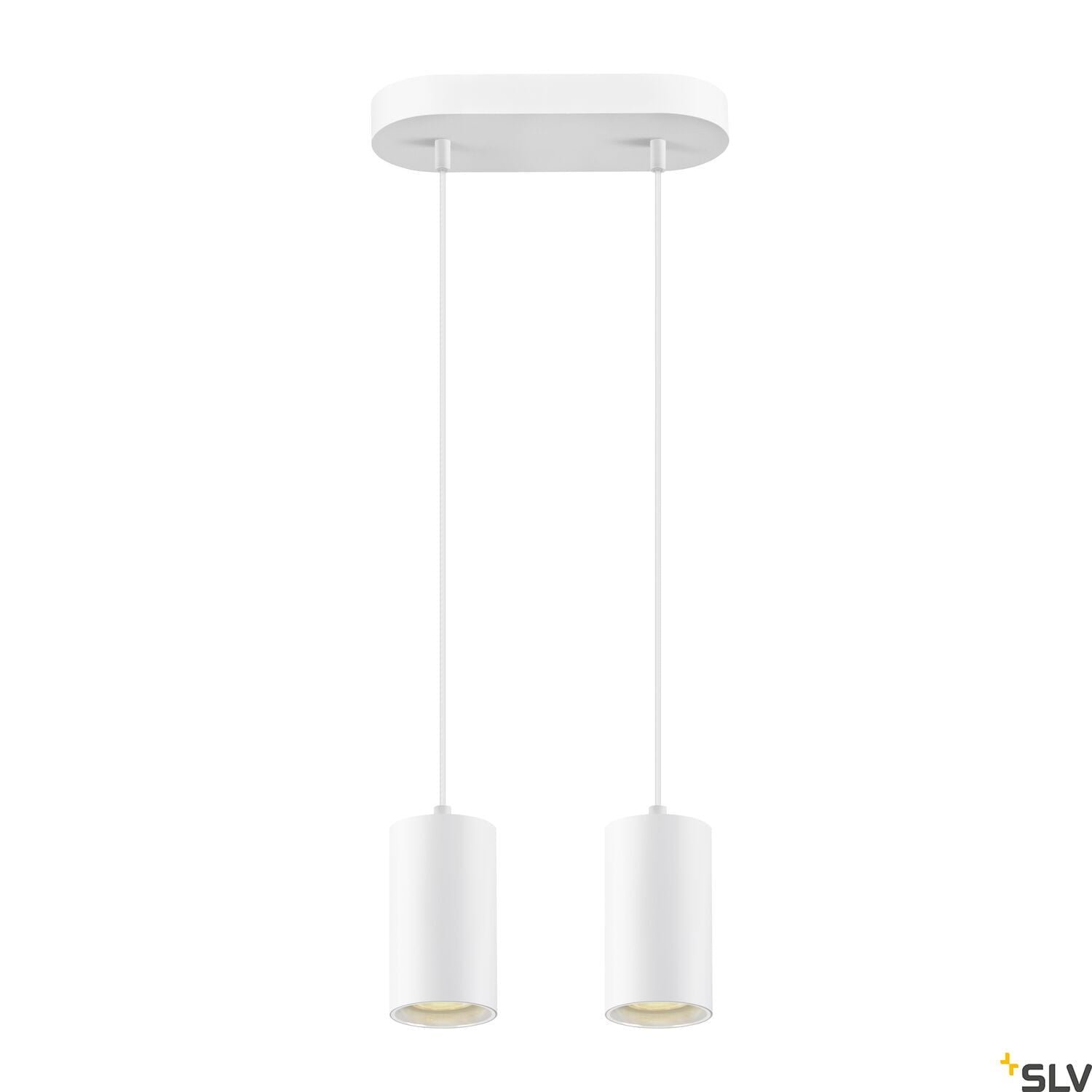 ASTO TUBE, Pendelleuchte, GU10, Pendellänge 250 cm, max. 2x10W, weiß