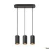 ASTO TUBE, Pendelleuchte, GU10, Pendellänge 250 cm, max. 3x10W, schwarz 6