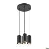 ASTO TUBE, Pendelleuchte, GU10, Pendellänge 250 cm, max. 4x10W, schwarz 7