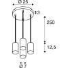 ASTO TUBE, Pendelleuchte, GU10, Pendellänge 250 cm, max. 4x10W, schwarz 10