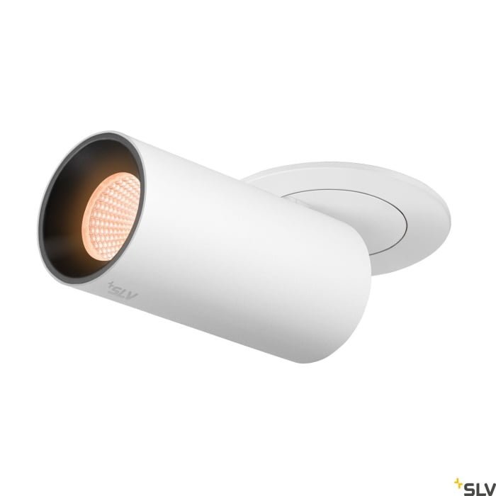 NUMINOS® PROJECTOR S, Deckeneinbauleuchte, 2700 K, 40°, zylindrisch, weiß / schwarz 2