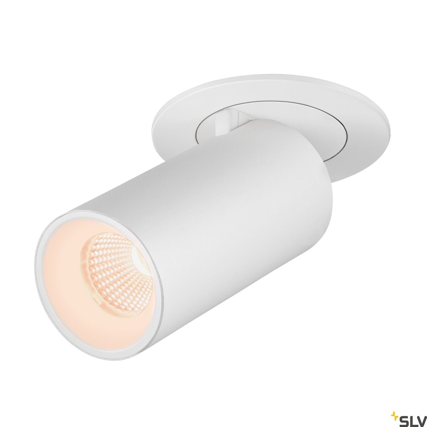 NUMINOS® PROJECTOR S, Deckeneinbauleuchte, 2700 K, 40°, zylindrisch, weiß / weiß