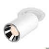 NUMINOS® PROJECTOR M, Deckeneinbauleuchte, 2700 K, 40°, zylindrisch, weiß / chrom 5