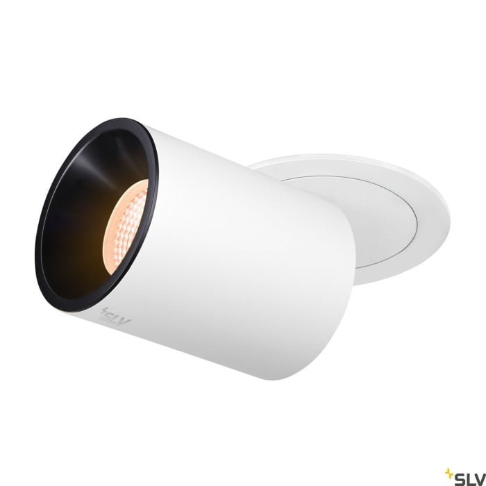NUMINOS® PROJECTOR L, Deckeneinbauleuchte, 2700 K, 40°, zylindrisch, weiß / schwarz 2