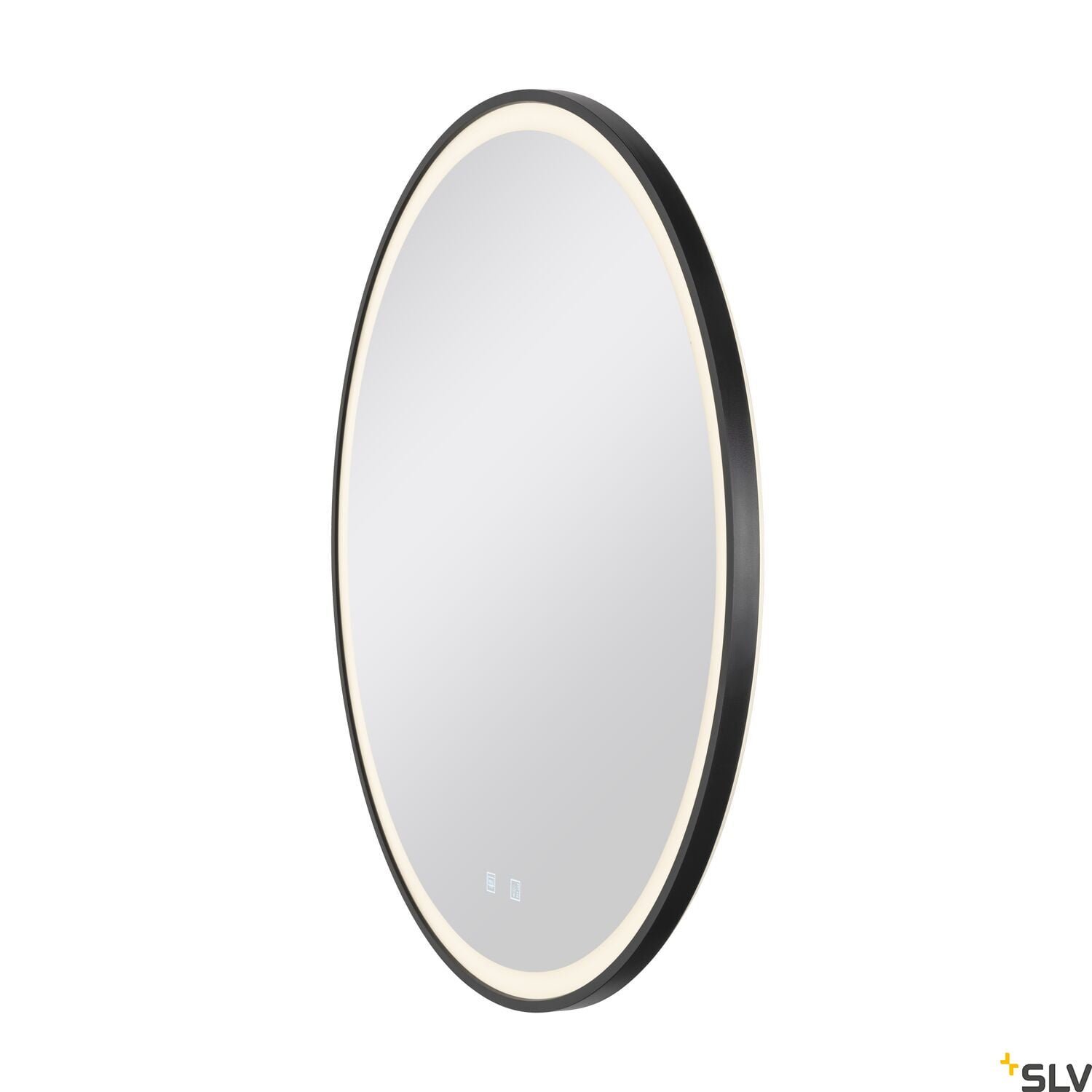 TRUKKO 80, Spiegel Ø 80 cm, chrom, schwarzer rand 2