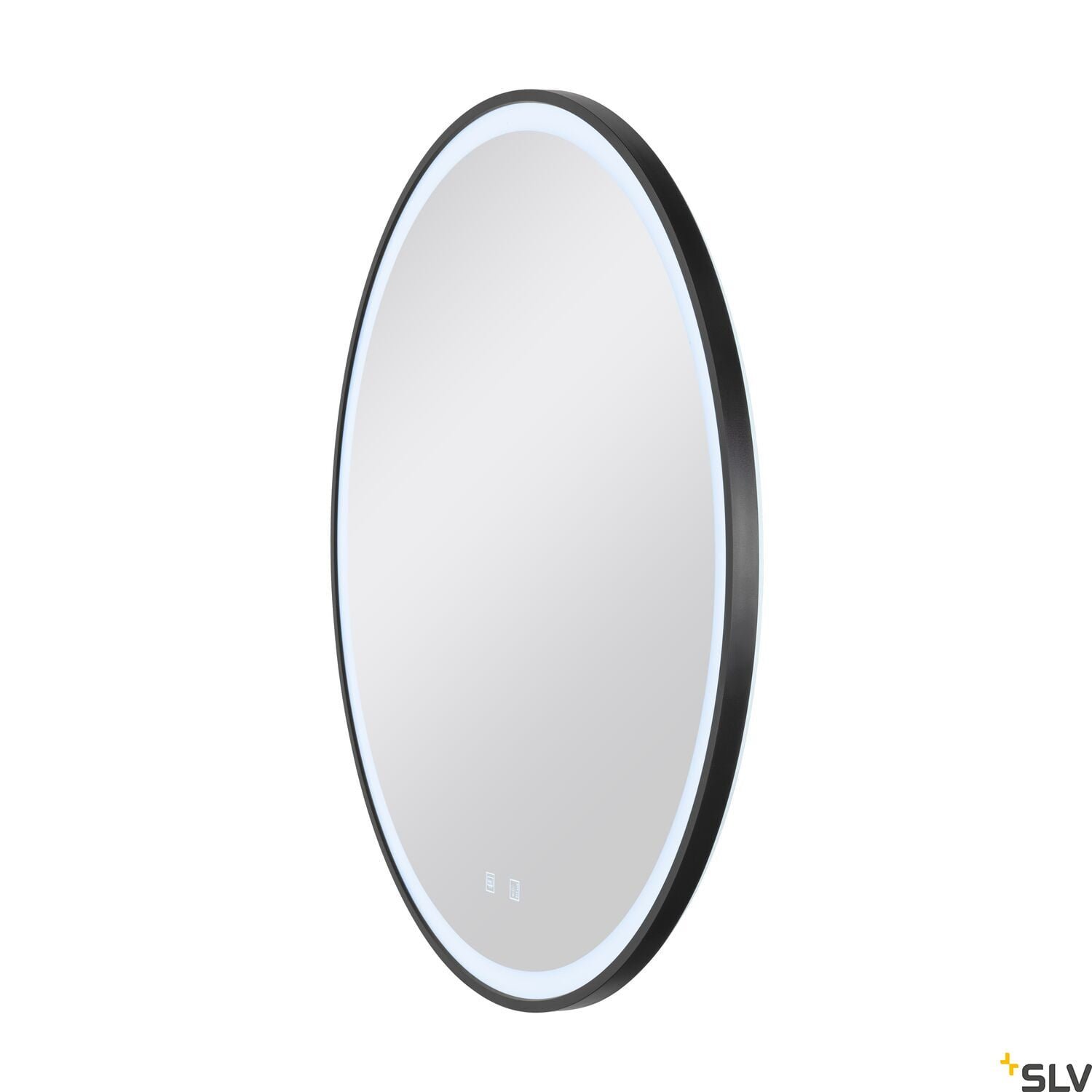 TRUKKO 80, Spiegel Ø 80 cm, chrom, schwarzer rand 3