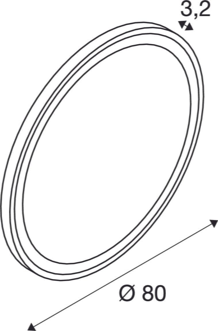 TRUKKO 80, Spiegel Ø 80 cm, chrom, schwarzer rand 5