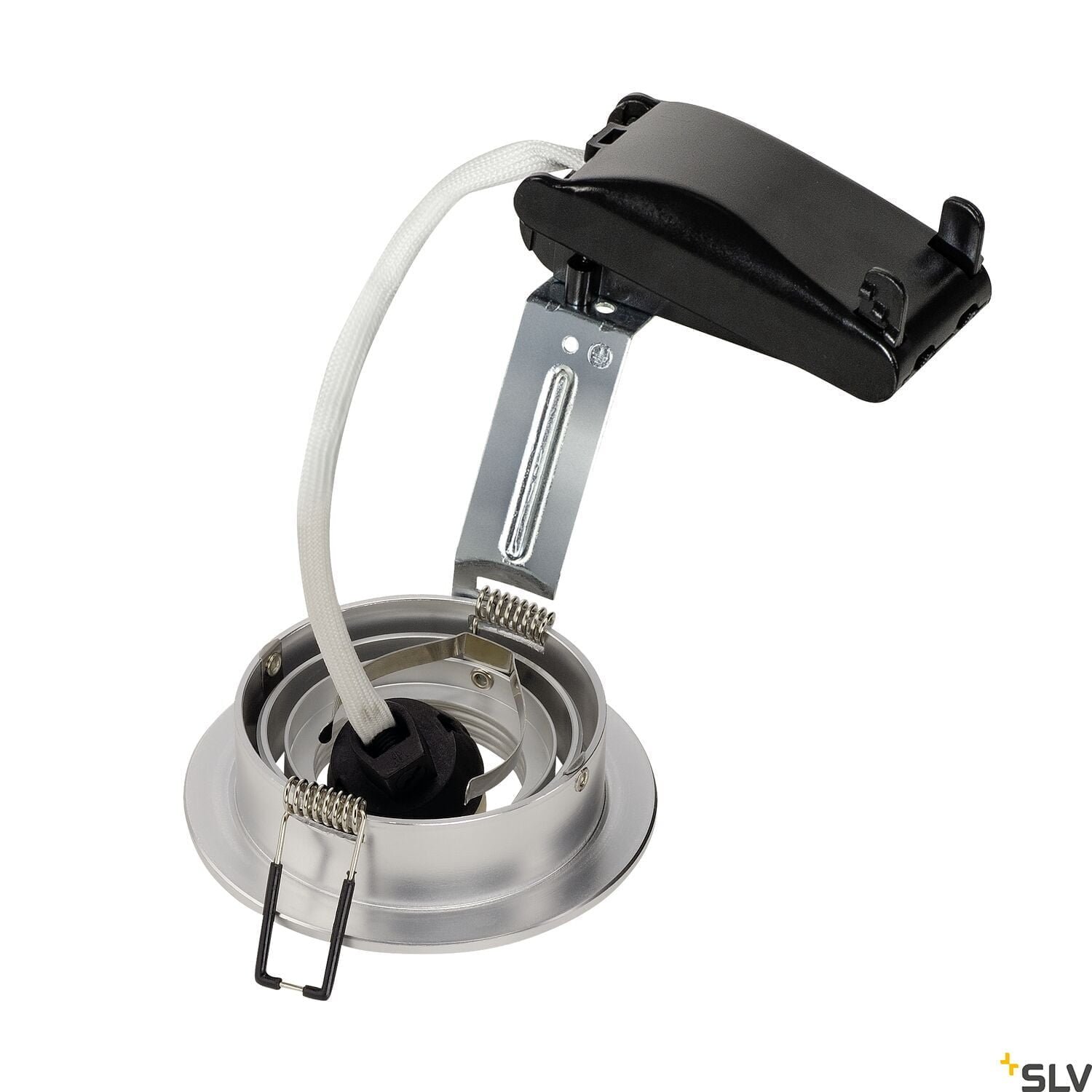 NEW TRIA 78, Einbauleuchte, einflammig, QPAR51, rund, aluminium gebürstet, max. 50W, inkl. Clipfedern horizontal drehbar 2 NEW TRIA 78, Einbauleuchte, einflammig, QPAR51, rund, aluminium gebürstet, max. 50W, inkl. Clipfedern horizontal drehbar 2