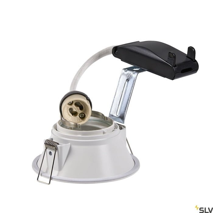 HORN, Einbauleuchte, QPAR51, rund, weiß matt, max. 50W, inkl. Clipfedern IP 20/IP 44 2