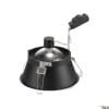 HORN-T, Einbauleuchte, QPAR111, rund, schwarz, 75 W max. 8