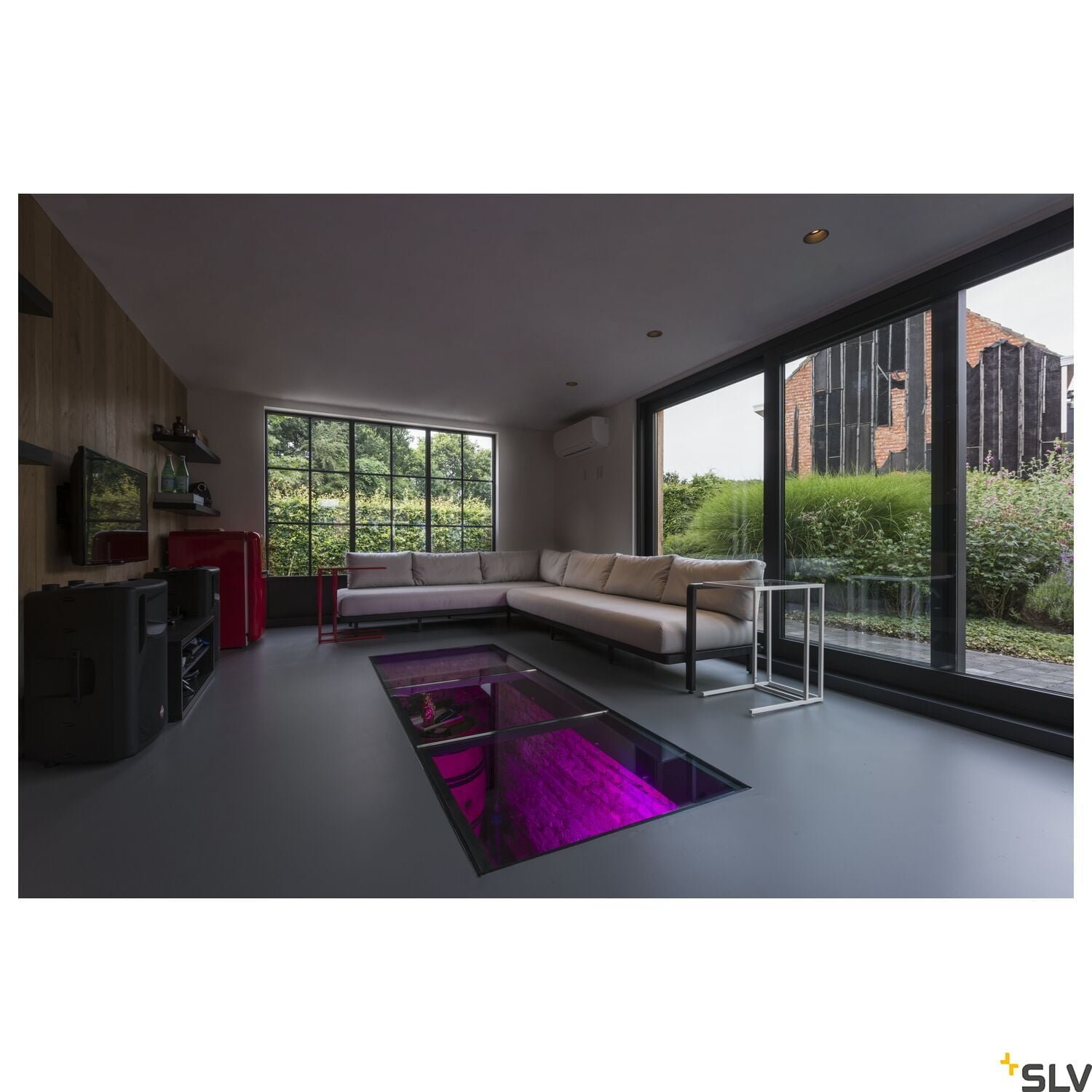 HORN-T, Einbauleuchte, QPAR111, rund, schwarz, 75 W max. 4