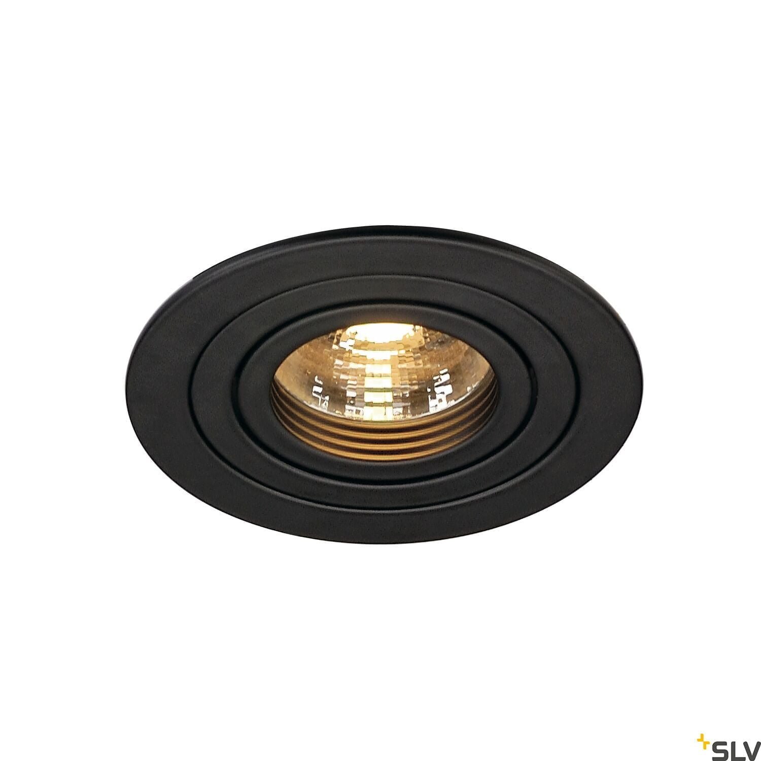 NEW TRIA 78, Einbauleuchte, einflammig, QPAR51, rund, schwarz, max. 50W, inkl. Clipfedern 50W 3 NEW TRIA 78, Einbauleuchte, einflammig, QPAR51, rund, schwarz, max. 50W, inkl. Clipfedern 50W 3