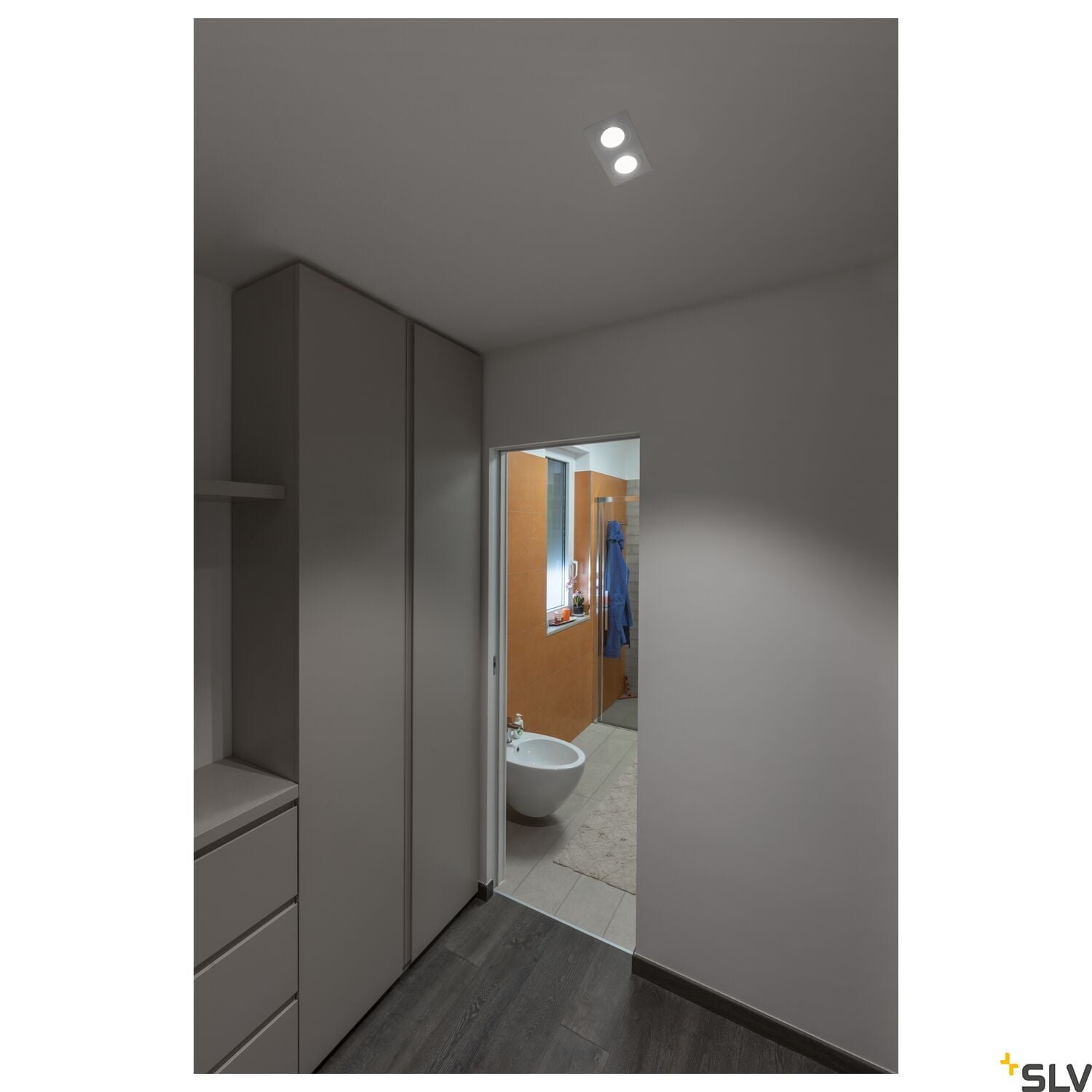 NEW TRIA 155, Einbauleuchte, zweiflammig, QPAR51, rechteckig, weiß, max. 100W, inkl. Clipfedern Direkt 4 NEW TRIA 155, Einbauleuchte, zweiflammig, QPAR51, rechteckig, weiß, max. 100W, inkl. Clipfedern Direkt 4