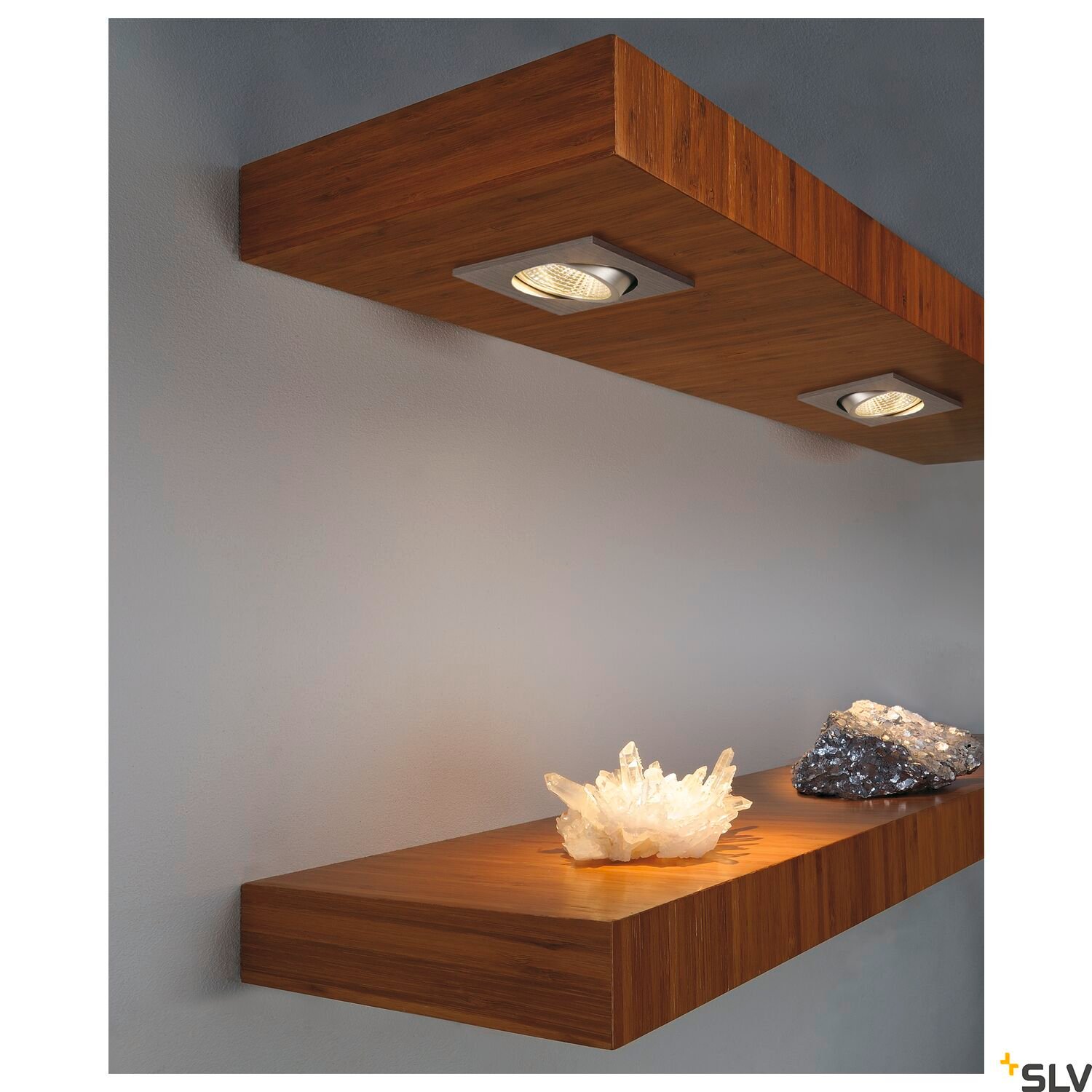 NEW TRIA 68, Einbauleuchte, LED, 3000K, eckig, aluminium gebürstet, 38°, inkl. Treiber, Clipfedern gebürstet 4 NEW TRIA 68, Einbauleuchte, LED, 3000K, eckig, aluminium gebürstet, 38°, inkl. Treiber, Clipfedern gebürstet 4