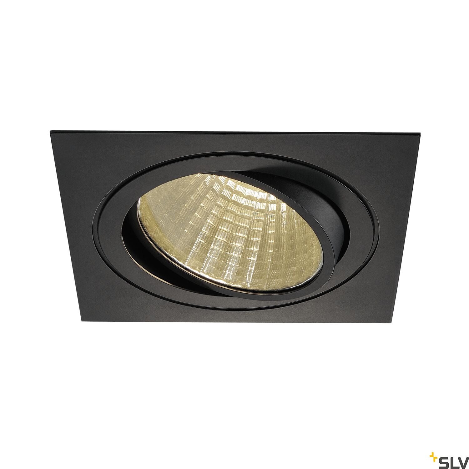 NEW TRIA 150, Einbauleuchte, einflammig, LED, 3000K, eckig, schwarz, 30°, 29W, inkl. Treiber, Clipfedern