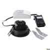 NEW TRIA 68, Einbauleuchte, LED, 3000K, rund, schwarz matt, 38°, 12W,inkl. Treiber, Clipfedern 8