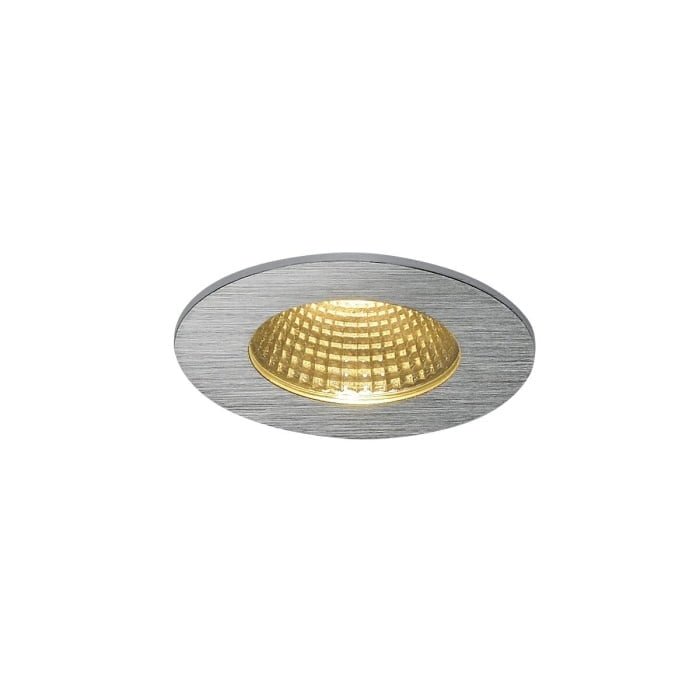 PATTA-I, Einbauleuchte, LED, 3000K, rund, aluminium gebürstet, 38°, inkl. Treiber