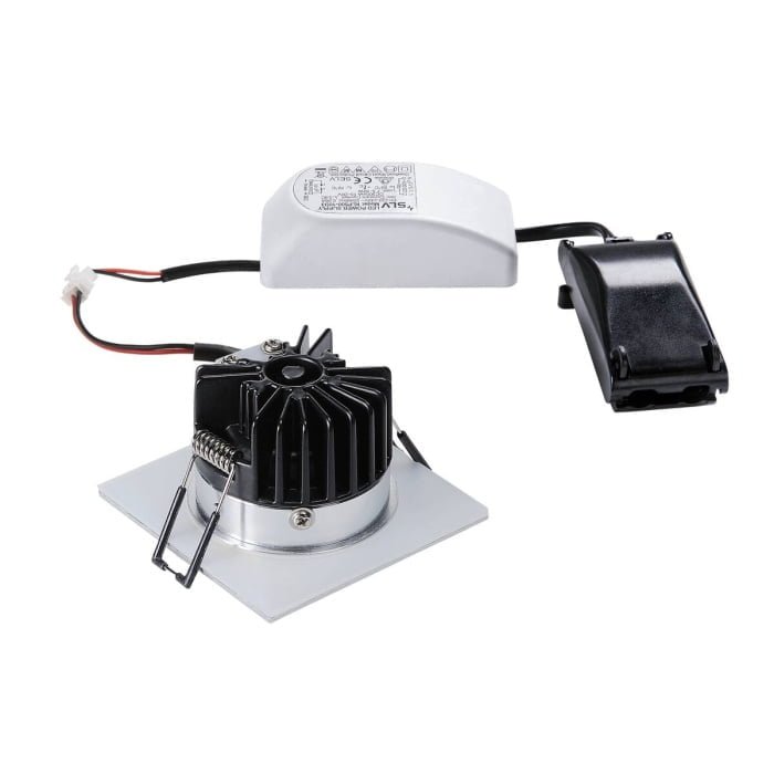 PATTA-I, Einbauleuchte, LED, 3000K, eckig, aluminium gebürstet, 38°, inkl. Treiber 2