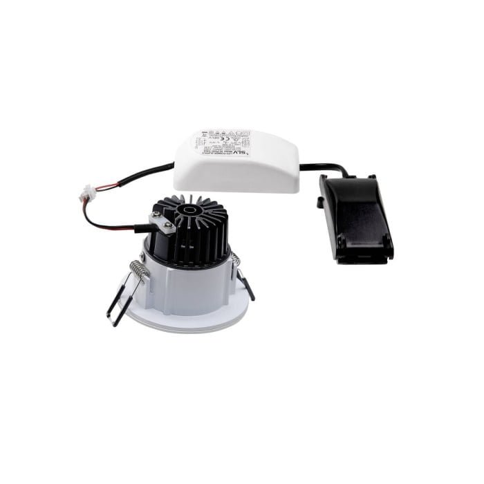PATTA-F, Einbauleuchte, LED, 3000K, rund, weiß, 38°, inkl. Treiber 2