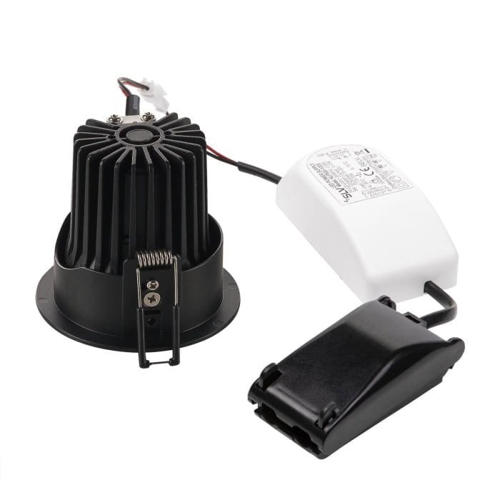 H-LIGHT 2, Einbauleuchte, LED, 2700K, oval, schwarz, 20°, 11,5W, inkl. Treiber, Clipfeder 2